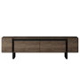 Hanah Home Soporte para TV Yildiz Nogal y Negro